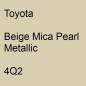 Preview: Toyota, Beige Mica Pearl Metallic, 4Q2.